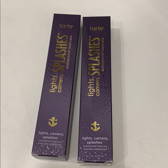 2x Tarte Lights Camera Splashes Waterproof Mascara - Picture 2 of 2